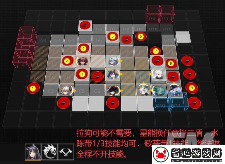 明日方舟長泉鎮郊野剿滅怎么打