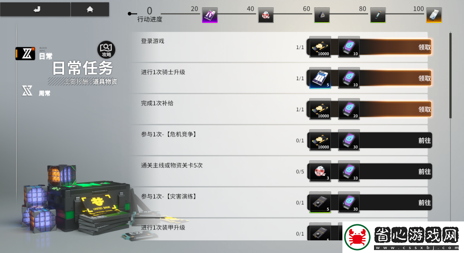 終末陣線每日登陸玩些什么