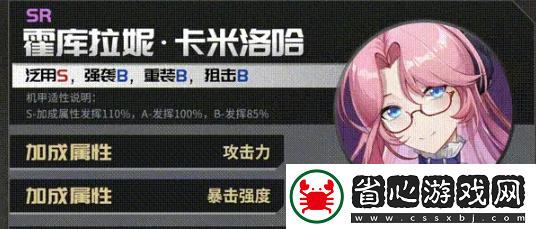 硬核機(jī)甲啟示霍庫(kù)拉妮卡米洛哈圖鑒