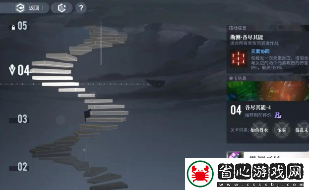 白荊回廊天隙勘測各盡其能攻略