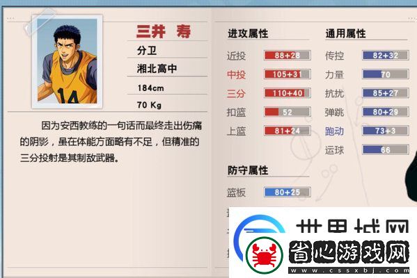 灌籃高手手游阿神和三井哪個強(qiáng)