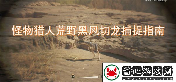 怪物獵人荒野黑風(fēng)切龍捕捉指南