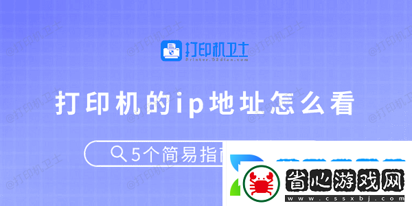打印機的ip地址怎么看-5個簡易指南告訴你