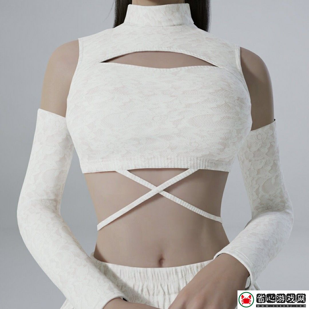 inZOI鏤空印花吊帶衫短裙服裝分享